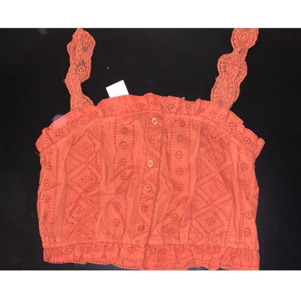 NWT. Rust crop